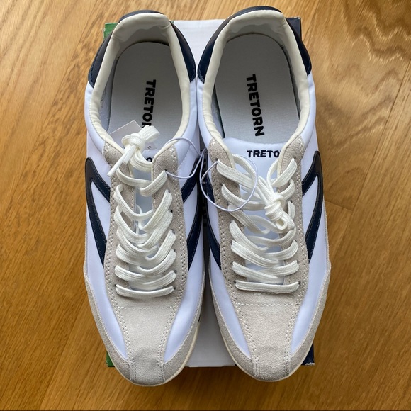 Tretorn || white and navy sneakers. Brand new. - Picture 4 of 4